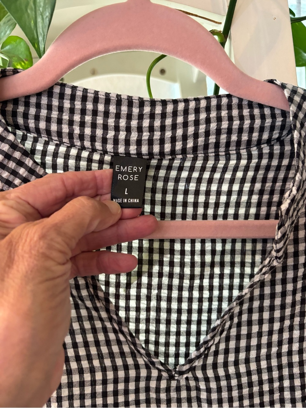 Black & White Gingham Tiered Maxi Dress - Women - Picture 3 of 5